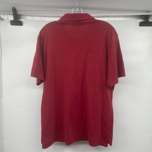 KUHL Men's Polo Shirt Short Sleeve Red/Gray Striped Size Large - Picture 7 of 8
